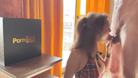 Pcngl  Sloppy Blowjob From A Busty Whore