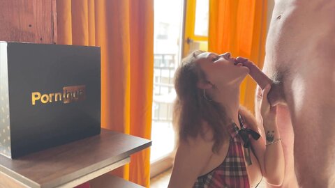 Pcngl  Sloppy Blowjob From A Busty Whore