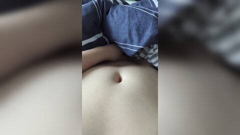 Asian Girl Has Real Orgasm In Bed Before Starting Work