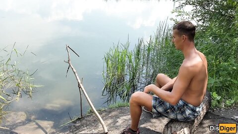 Disdiger  Seduced A Married Fisherman And Fucked Him On The Lake