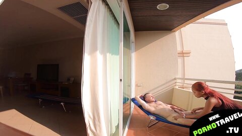 Sunny Day Fuck On Balcony