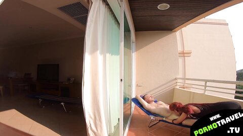Sunny Day Fuck On Balcony