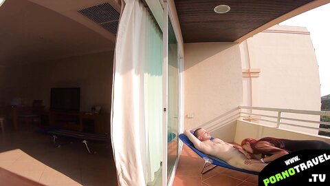 Sunny Day Fuck On Balcony