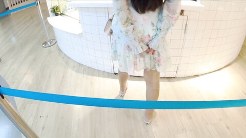 Wireless Vibrator With Sexy Girl Wear Floral Dress “Shopping Mall” Xmas