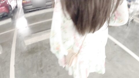Wireless Vibrator With Sexy Girl Wear Floral Dress “Shopping Mall” Xmas