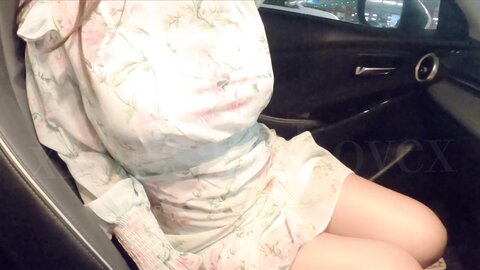 Wireless Vibrator With Sexy Girl Wear Floral Dress “Shopping Mall” Xmas