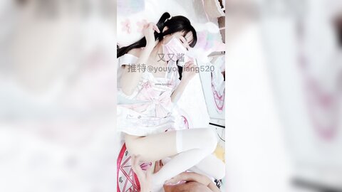 软萌乖巧小萝莉『又又酱』✅可爱双马尾甜美少女又被爸爸填满了