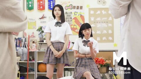 Trailermodel Super Sexual Lesson Schoolsex Battleyue Ke Lanmdhs0004Best