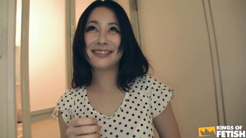 Japanese Teen With Hairy Pussy Blows A Guy And Get Teased In The Bathro