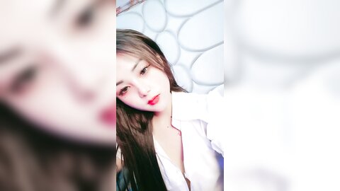 Jk装两个嫩妹妹，4P名场面，外表甜美乖巧