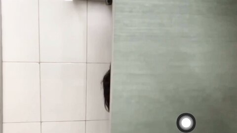 碉堡了！户外公共卫生间真实偸拍一对小情侣厕所造爱