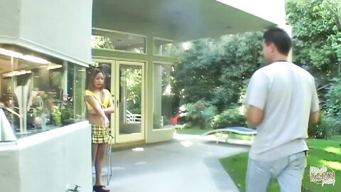 She Could Not Scream During Anal Fucking Because The Other Guy Was In H