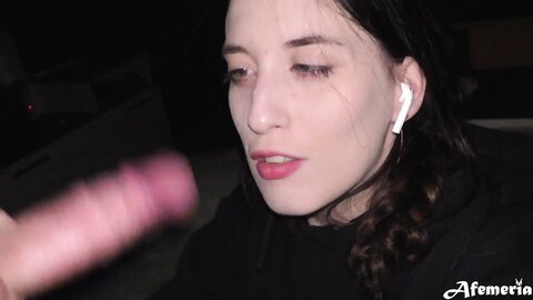 Femfoxfury  Brunette Deepthroat Big Dick Classmate And Cum Swallow After A Walk