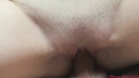 My Tight Pussy Makes Him Cum To Fast Closeup Creampie