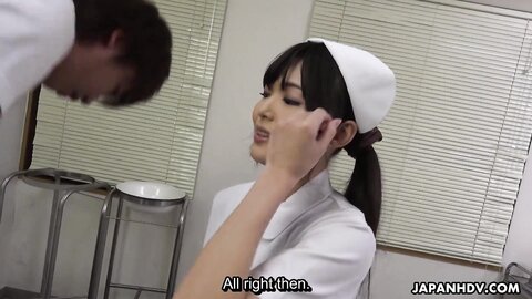 A Japanese Nurse Shino Aoi Blows A Patients Dick In The Doctors Offic