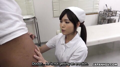 A Japanese Nurse Shino Aoi Blows A Patients Dick In The Doctors Offic
