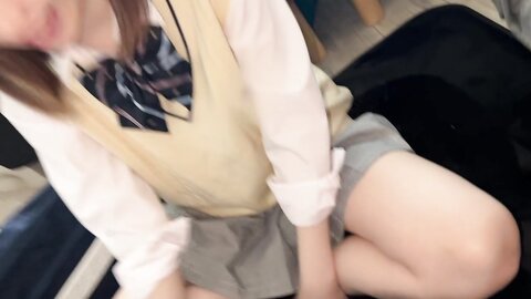 534IND-091 [Individual shooting] Face -to -face Metropolitan K. Shortcut mini skirt girls and p lives who...