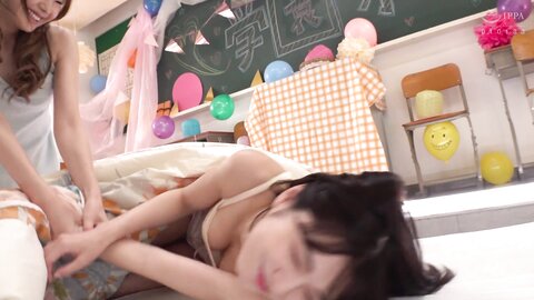 LZDM-054 Stay at school in preparation for the school festival!From night to morning, only two people who...