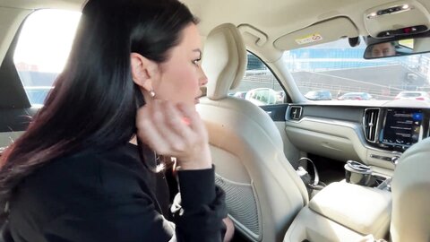 Luna Roul  Passers By Interfere With A Blowjob In The Car