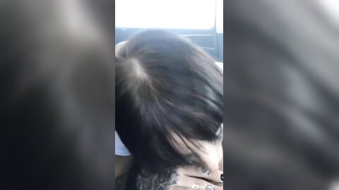 Tattooed Bombshell Sucks My Cock And Gives Me A Footjob  L0Veh0Mep0Rn