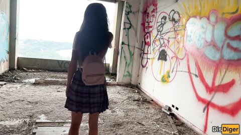 Disdiger  I Took My Stepsister To Abandoned House With Bats And Fucked Her With A View Of The Sea