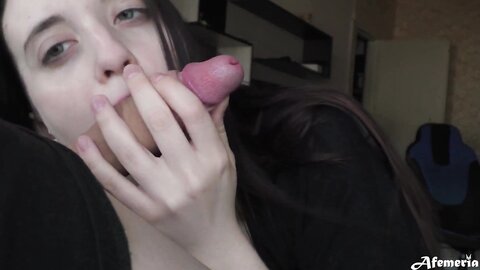 Femfoxfury  Deep Blowjob To Powerful Orgazm From Girlfriend