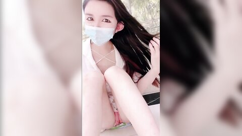 压轴~喷水妹~身材是极品 一对大灯太亮了【户外跳弹】