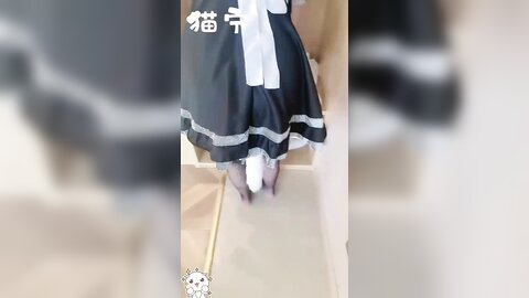 神仙颜值小仙女小姐姐『猫宁』✅黑丝猫猫女仆啪啪