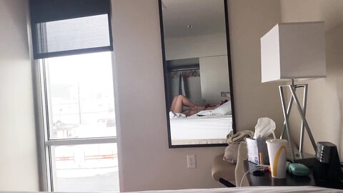 Asian feet stroking big cock