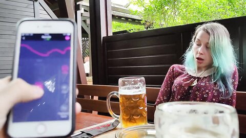 Myschoollife  Remote Orgasm Control Of My Stepsister In Bar