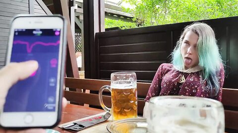 Myschoollife  Remote Orgasm Control Of My Stepsister In Bar