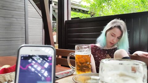 Myschoollife  Remote Orgasm Control Of My Stepsister In Bar