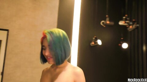 Rainbow Teen Just Turned 18 Y O But Shes A Filty Punk Slut
