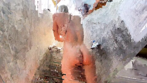 Spied On A Hot Girlfriend In The Shower And Fucked Hard After