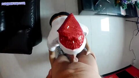 Hard And Deep Anal Fucking Dirty Christmas Present Pov