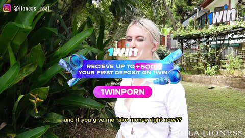 Mila Lioness  He Offered The First Slut On The Street To Suck A Dick For Good Money The Bitch Immediately Agreed