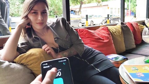 Myschoollife  Remote Control Orgasm Of My Stepsister In Bar