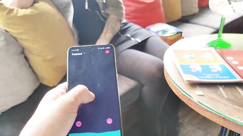 Myschoollife  Remote Control Orgasm Of My Stepsister In Bar
