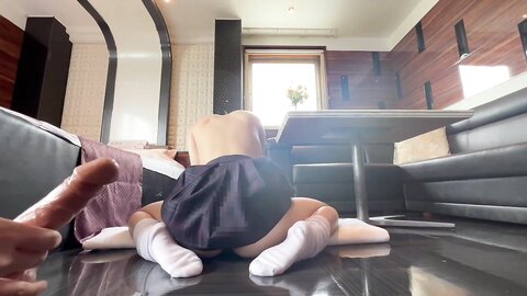 4495968 La fille est en uniforme et jouit plus de 100 fois par spasmes ! Elle est troublée d`être baisée par un homme, mais elle est suivie par le palais... "Je jouis, je jouis, je jouis, je jouis, je jouis, ...