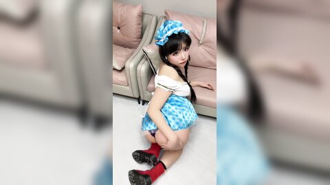 Horny Asian Maid Deserves Some Spanking