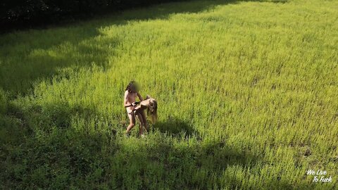 Outdoor Passionate Sex With Drone Footage  Amateur Couple Welivetofuck