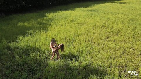 Outdoor Passionate Sex With Drone Footage  Amateur Couple Welivetofuck