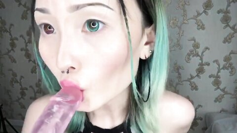 Asmr With Sweet Stick And Dildo