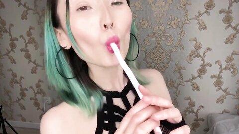 Asmr With Sweet Stick And Dildo