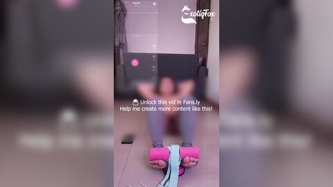 Doing Sit Ups With My Lush Inside Both Holes