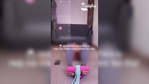 Doing Sit Ups With My Lush Inside Both Holes