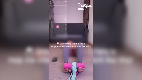 Doing Sit Ups With My Lush Inside Both Holes