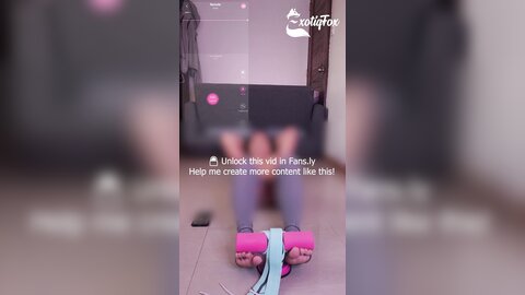 Doing Sit Ups With My Lush Inside Both Holes