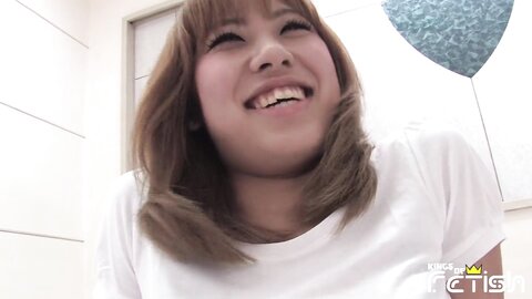 Japanese Chick Gets Her Shaved Pussy Pleased With Toys After Porn Inter