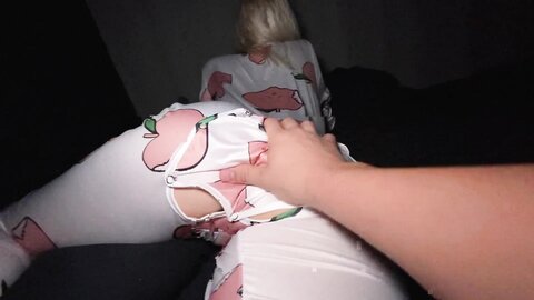Homemade Night Sex Filmed On The Phone From An Amateur Couple